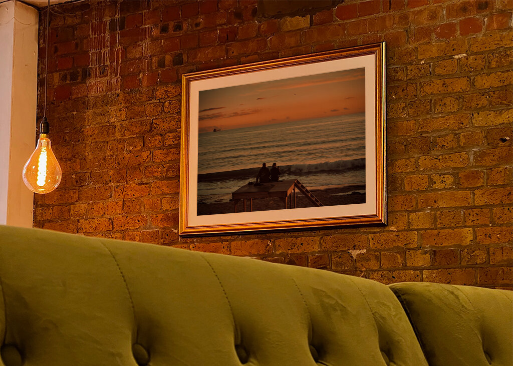 silhouette del tramonto