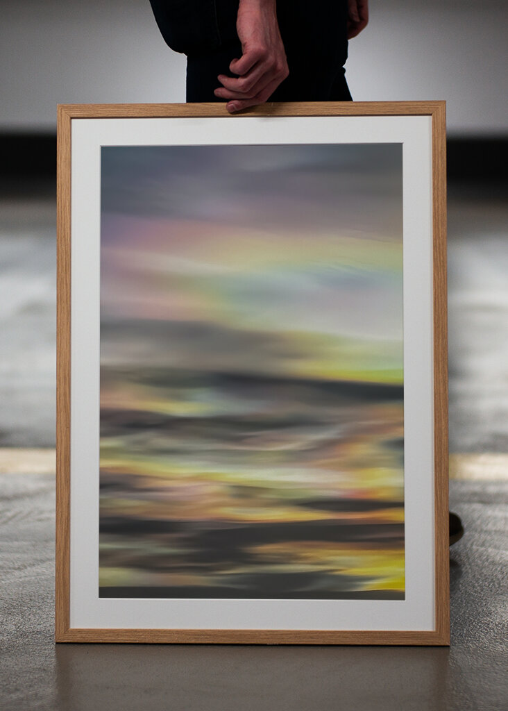 Perłowe chmury w Laponii