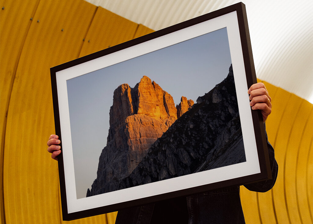 Sunrise at a mountain