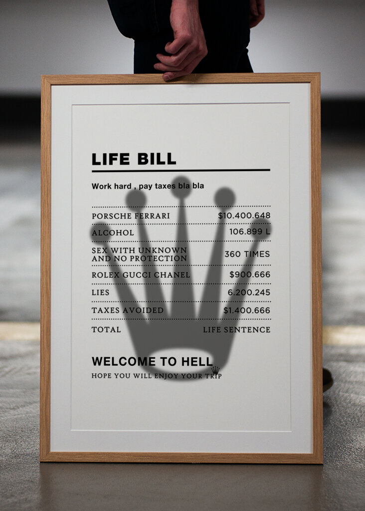LIFE BILL LAVORO DURO PAGARE LE TASSE 