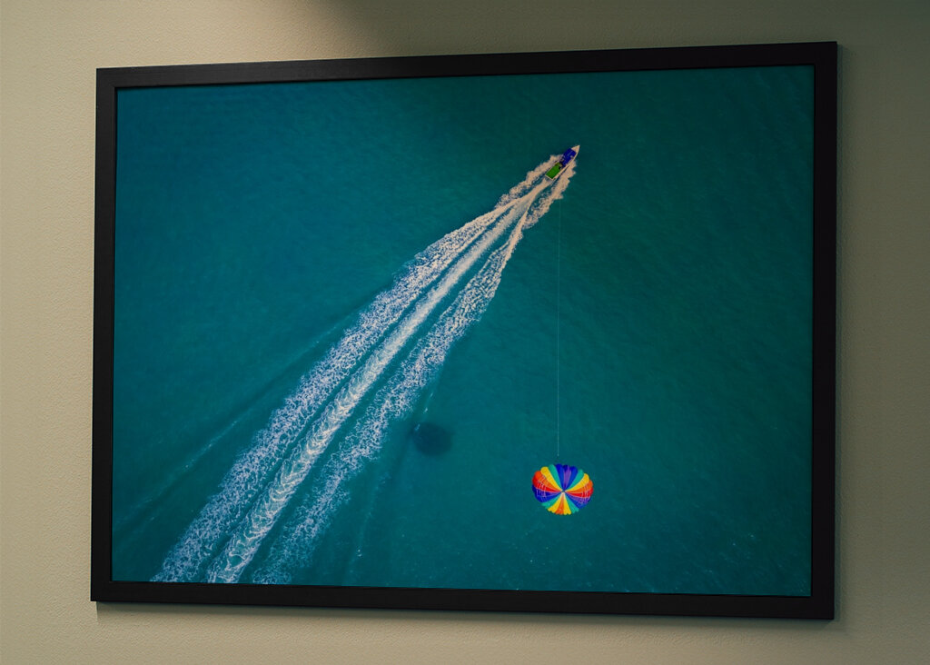 Parasailing und Spaß am Meer