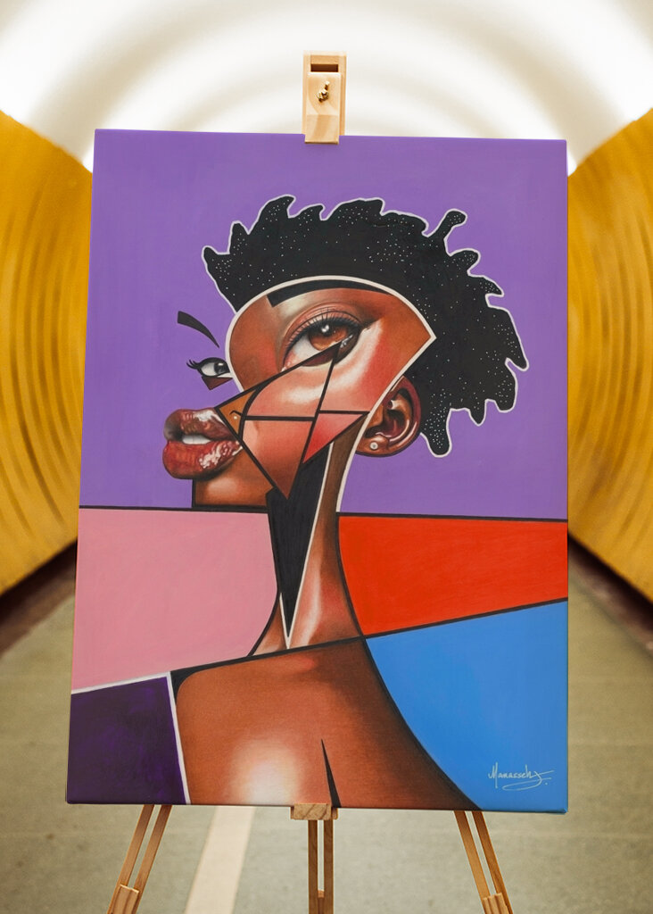 Geometrický portrét