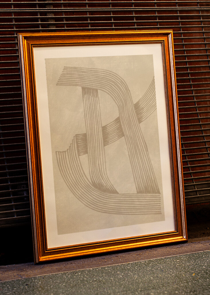 Fließende Linien Harmonie