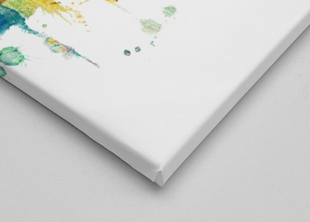 Colorful Detroit Skyline