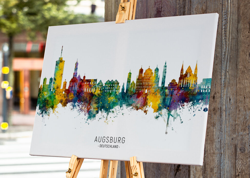 Vibrant Augsburg Skyline