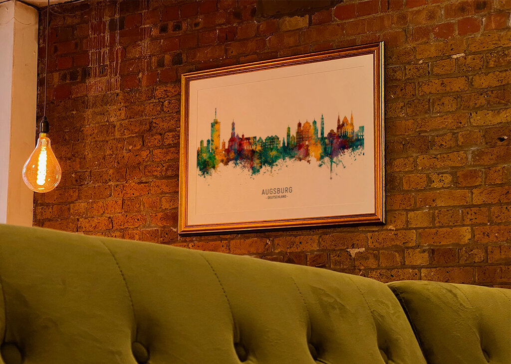 Vibrant Augsburg Skyline