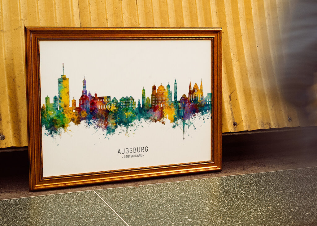 Vibrant Augsburg Skyline