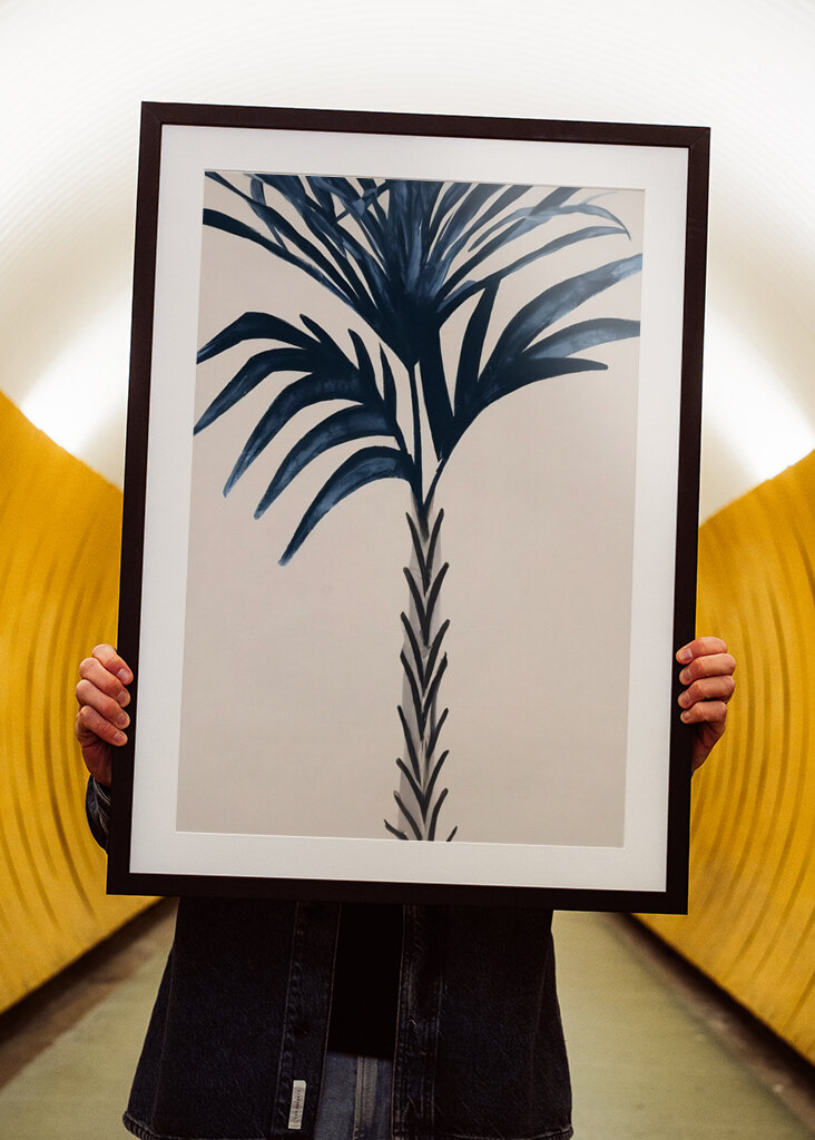 Palmblatt-Silhouette