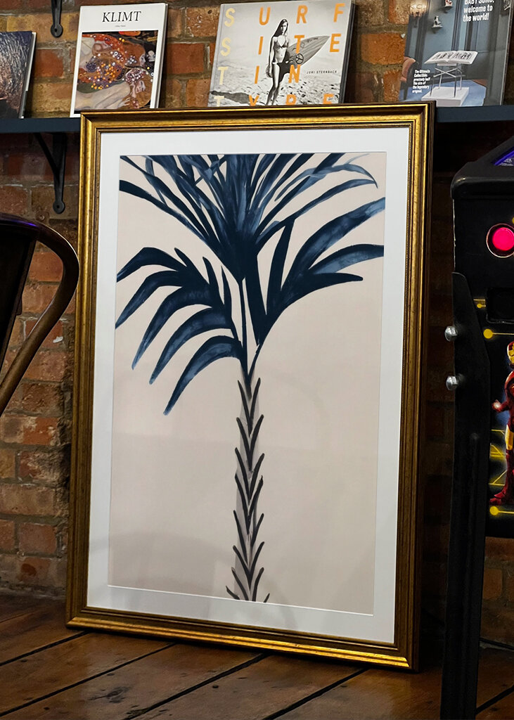 Palmblatt-Silhouette