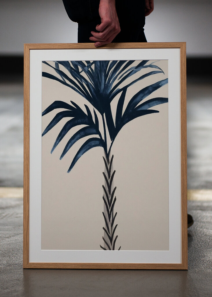 Palmblatt-Silhouette