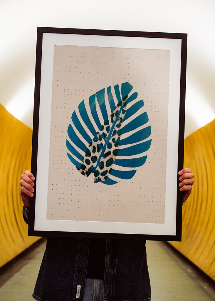 Gemusterte Blattreise