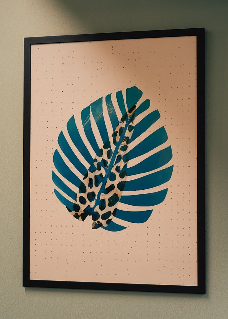 Gemusterte Blattreise