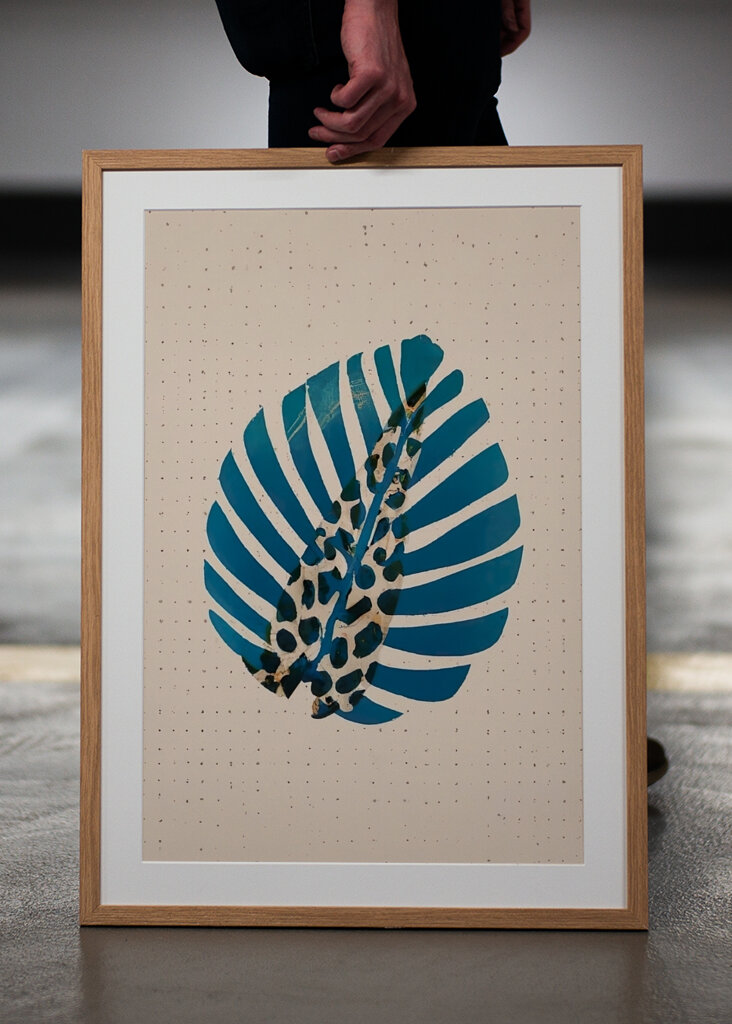 Gemusterte Blattreise