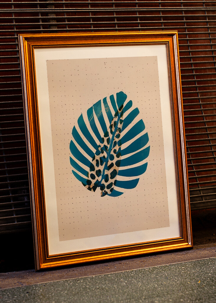 Gemusterte Blattreise