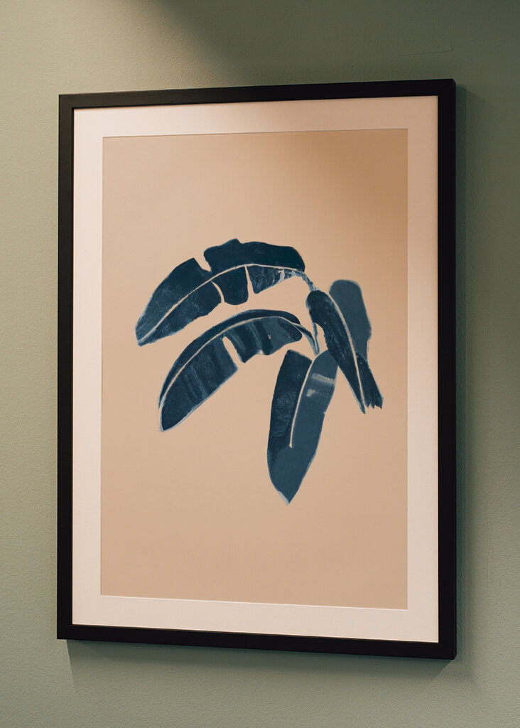 Blaue botanische Glückseligkeit