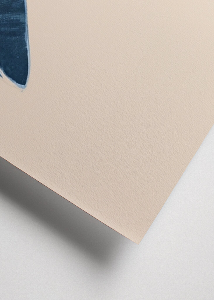 Blaue botanische Glückseligkeit