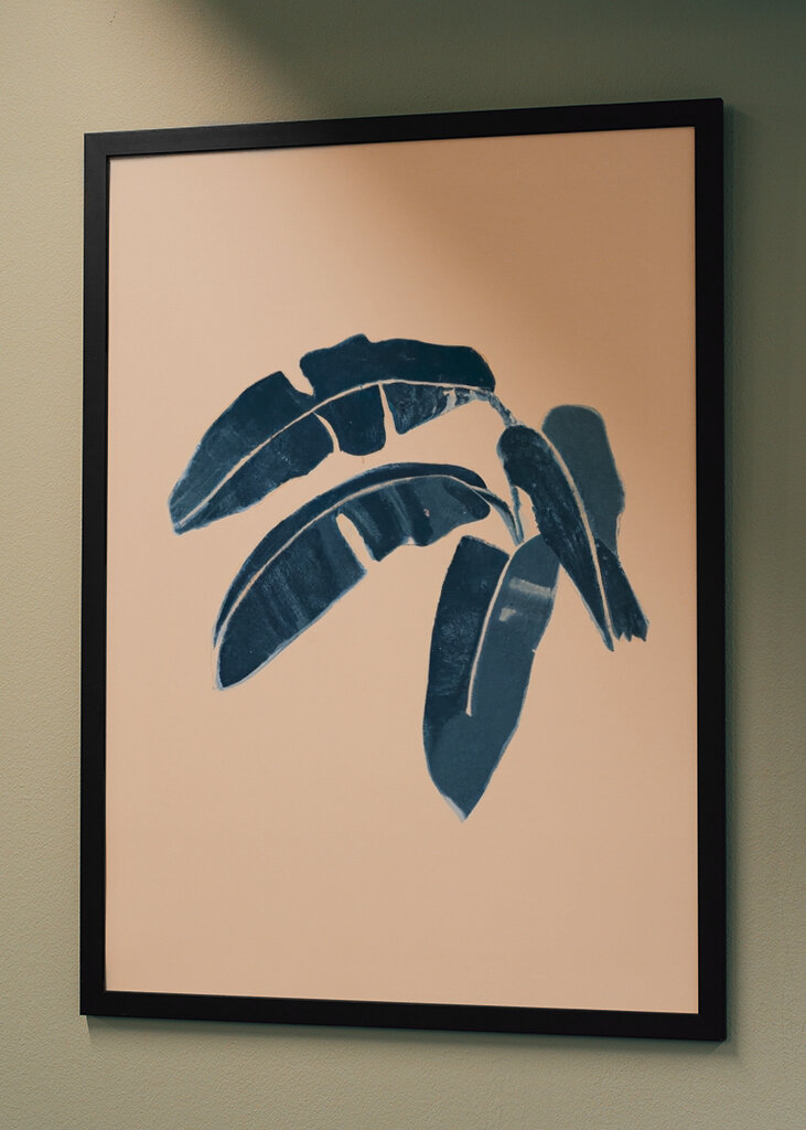 Blaue botanische Glückseligkeit