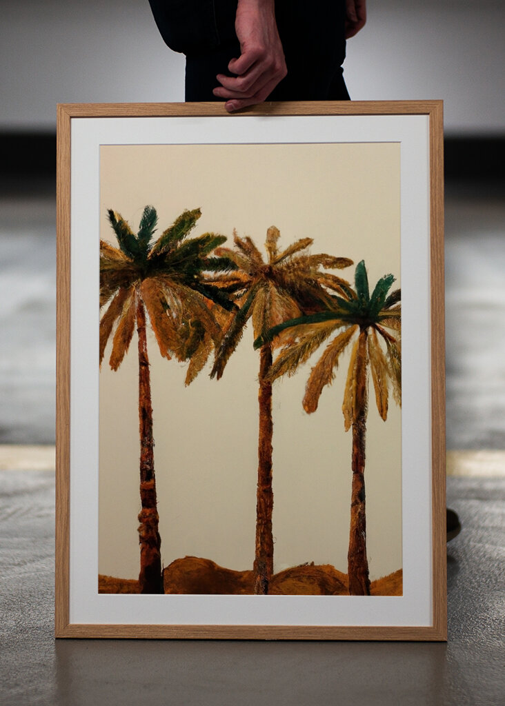 Desert Palms Trio