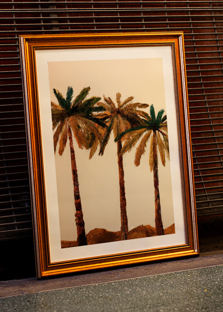 Desert Palms Trio