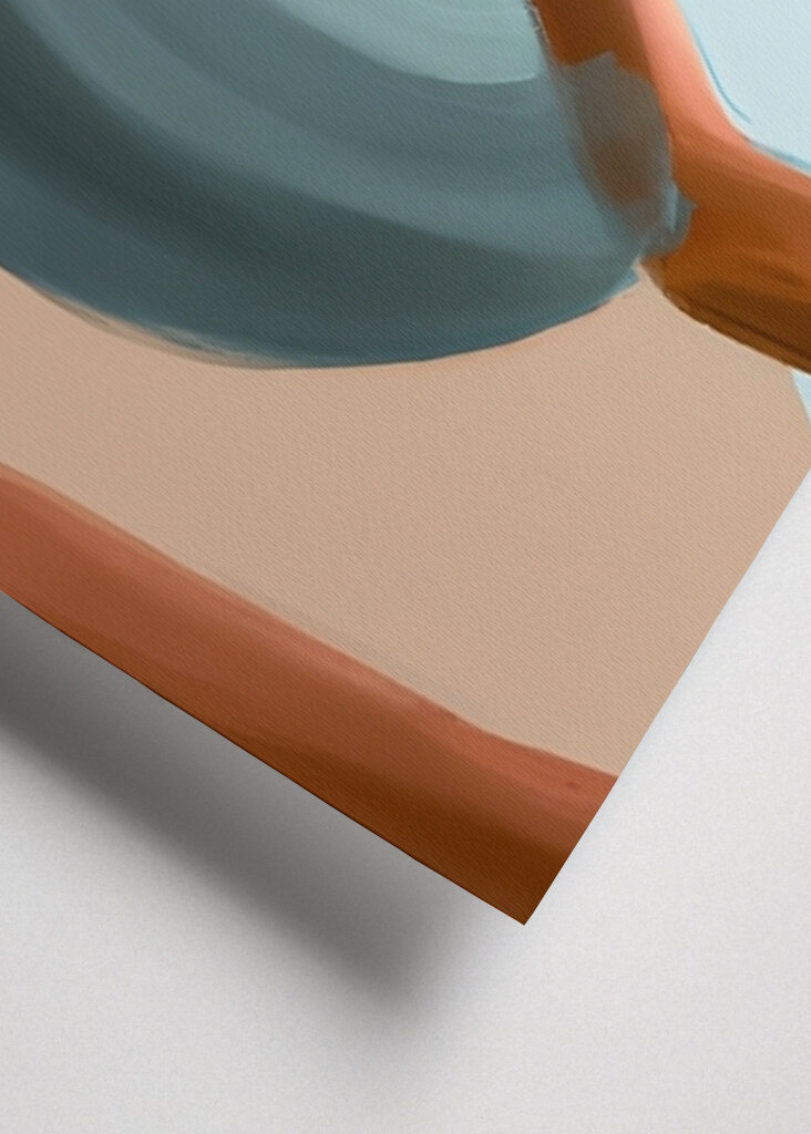 Ballett mit gebogenen Blättern