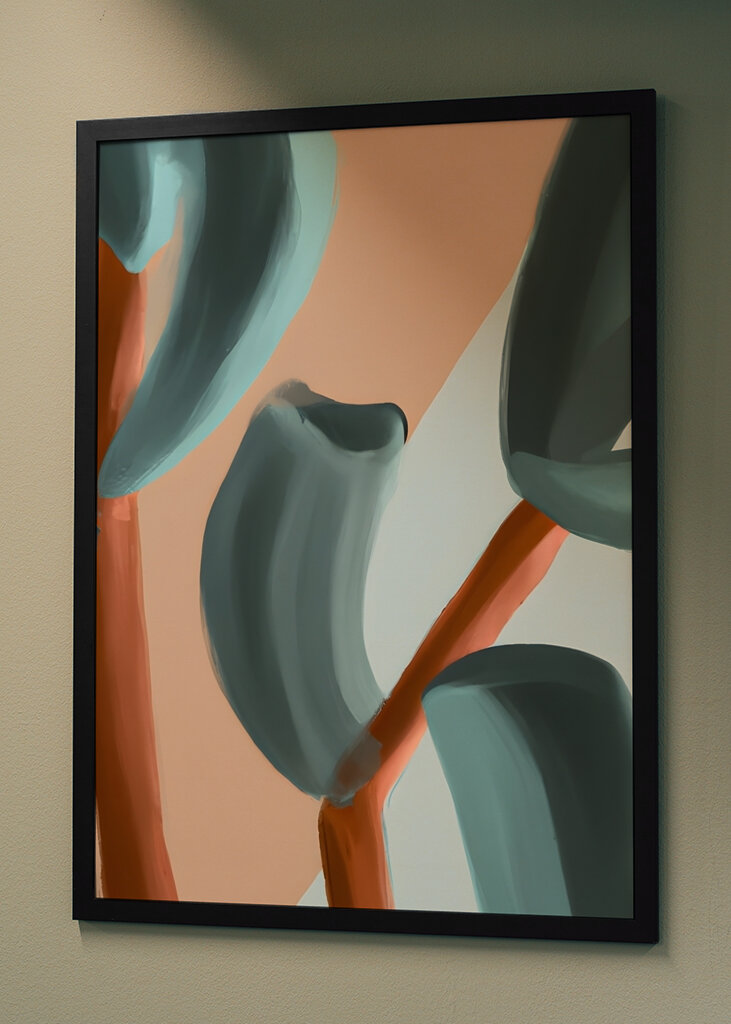 Ballett mit gebogenen Blättern