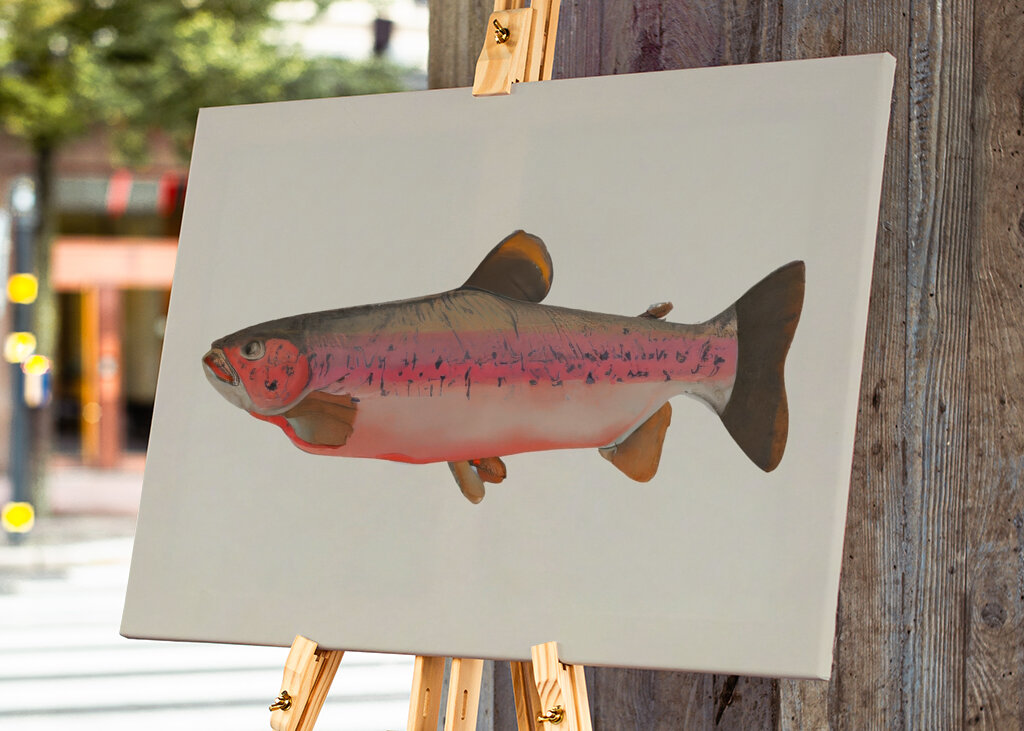 Regenbogenforelle Gelassenheit
