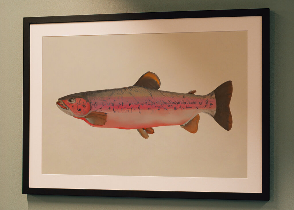 Regenbogenforelle Gelassenheit