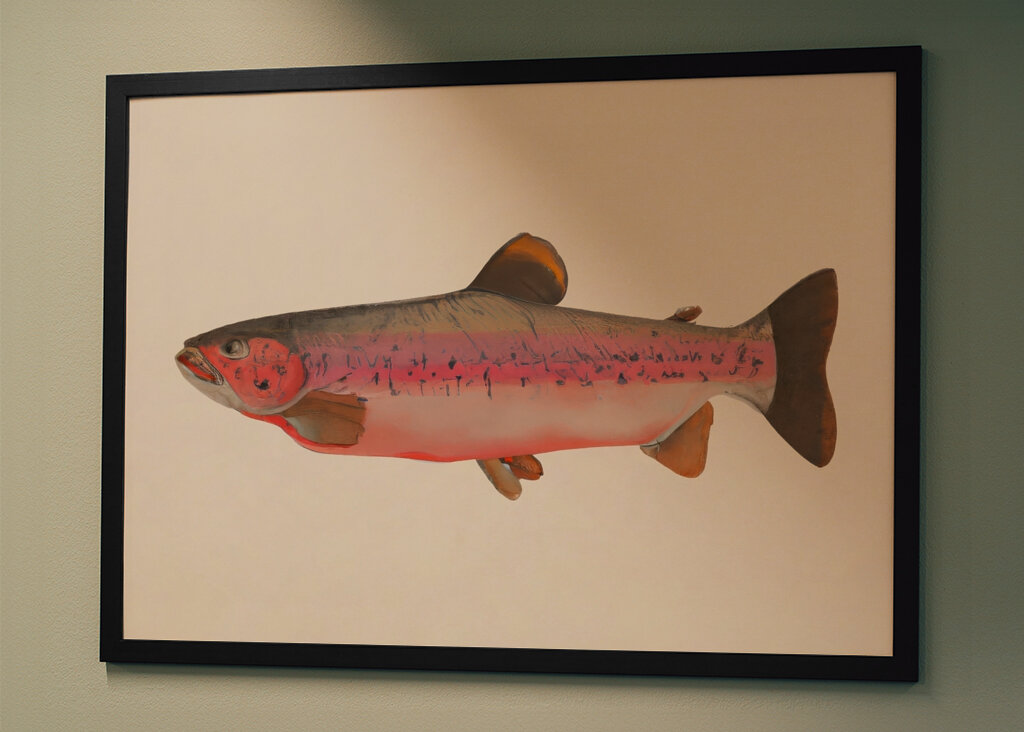 Regenbogenforelle Gelassenheit