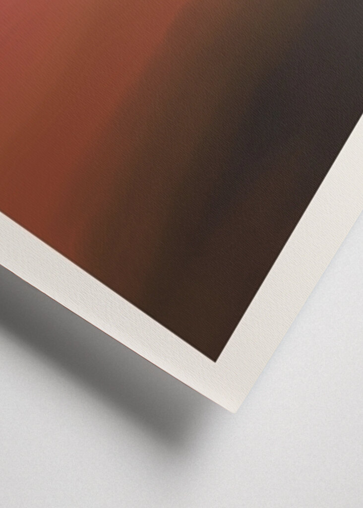 Düsteres Horizontleuchten