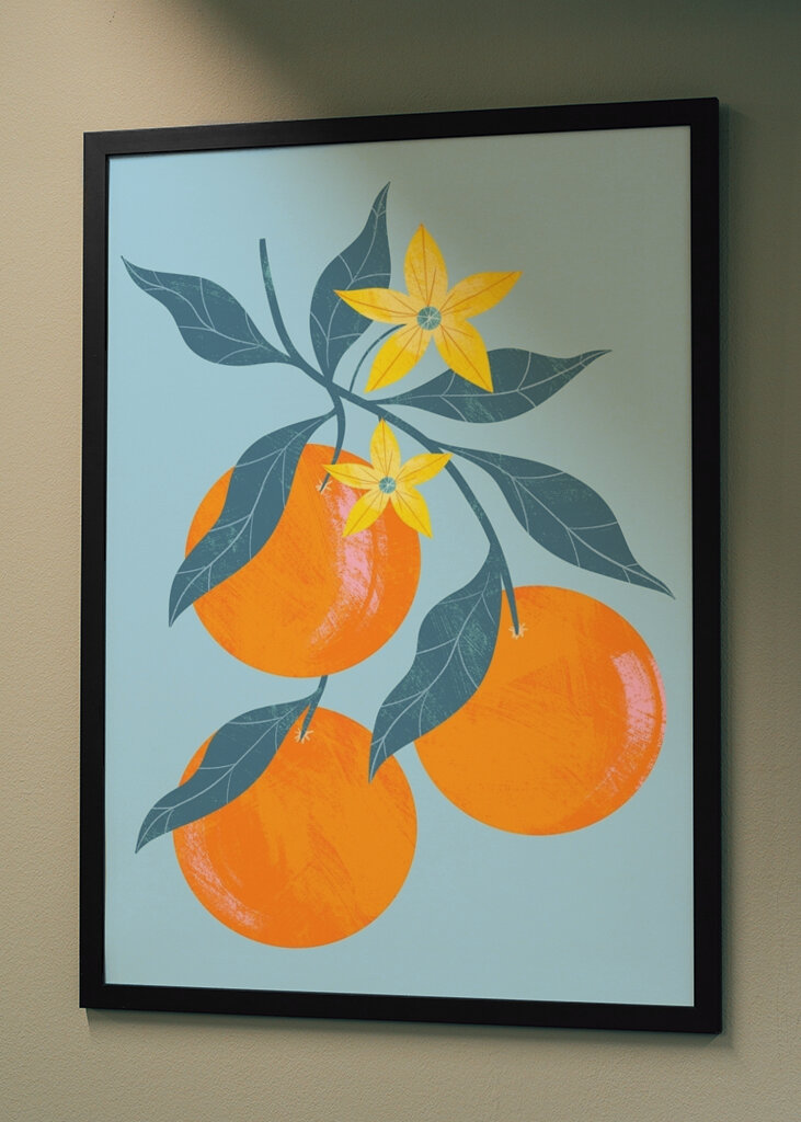 Zitrus-Harmonie Poster von Melissa Donne | Printler