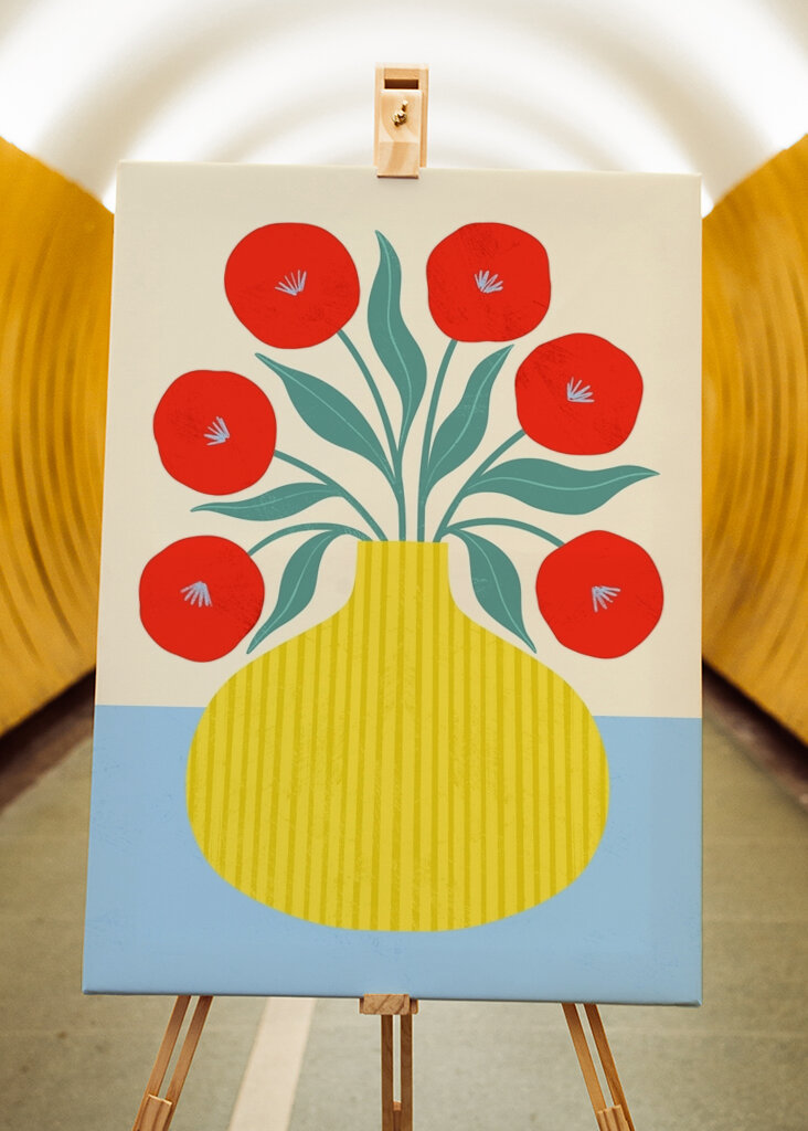 Zářivé květy Měď