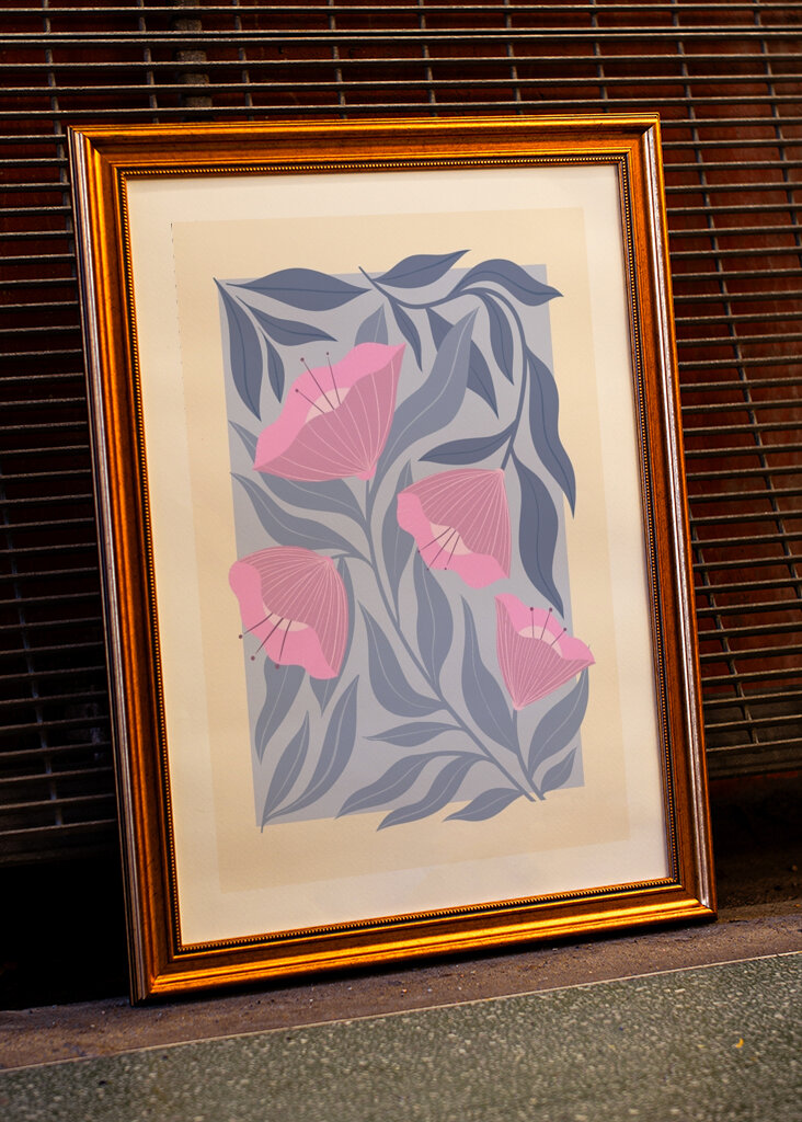 pastellfärgat kronblad dans