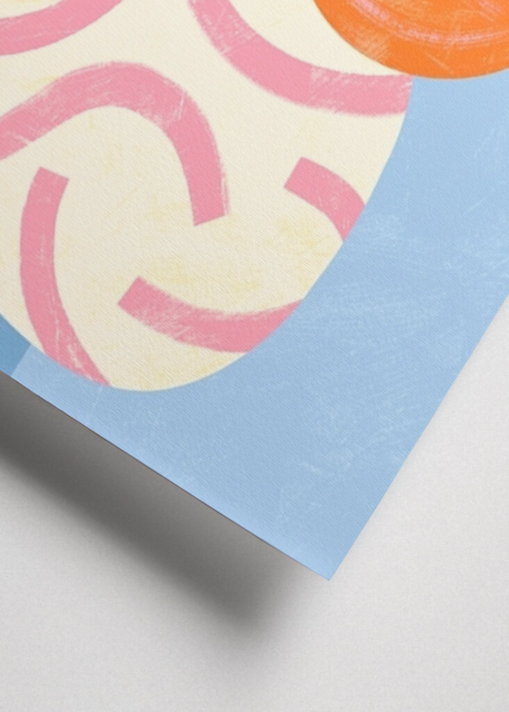 Trio di vasi e frutta