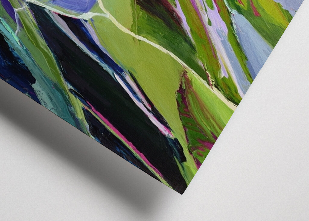 Vibrant Mountain Path