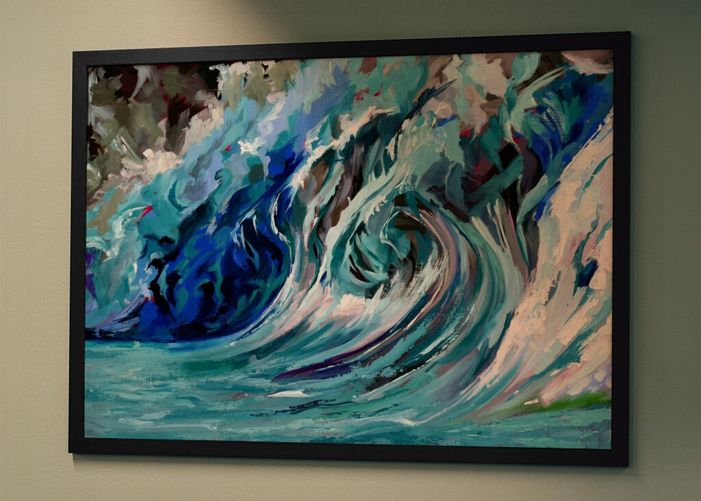 Paisaje de ondas caótico