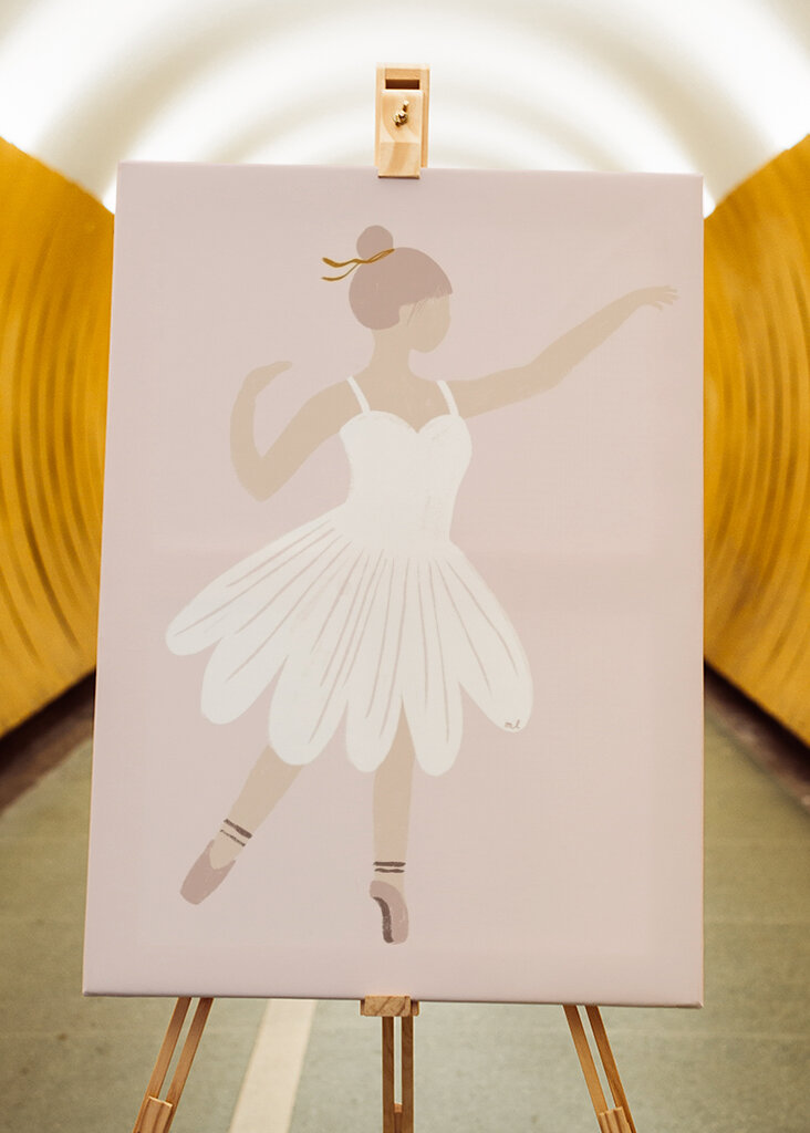 Anmutige Balletttänzerin