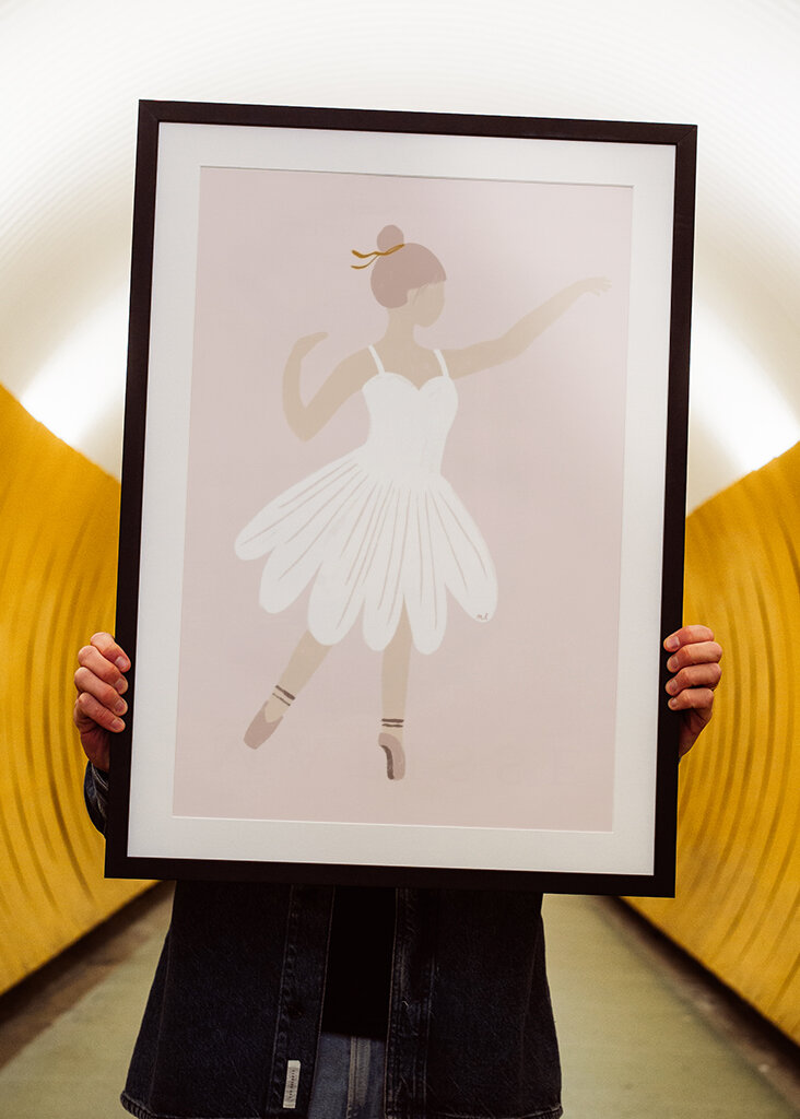 Anmutige Balletttänzerin