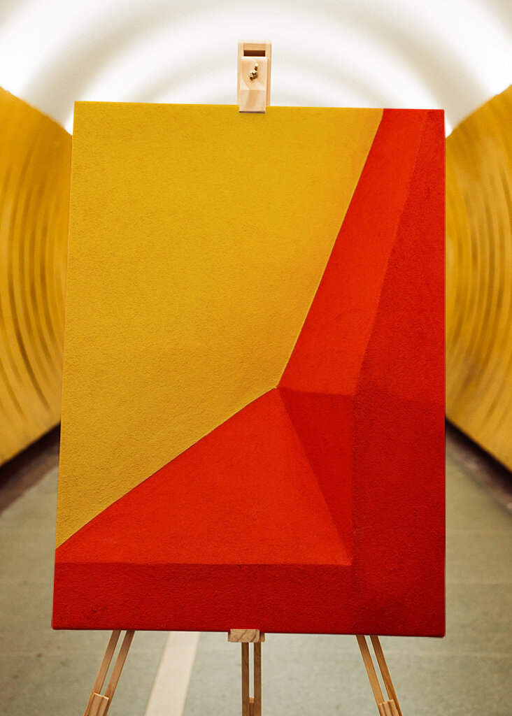 Crossings of Colors and Shapes