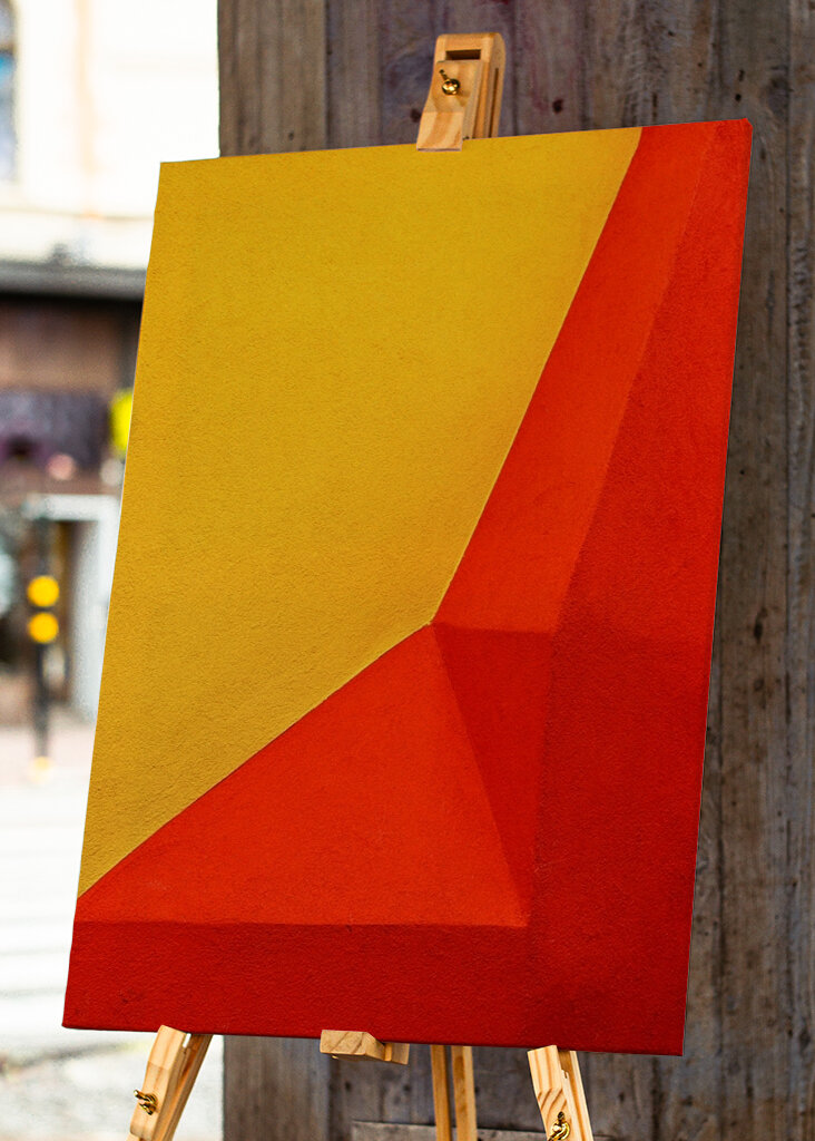 Crossings of Colors and Shapes