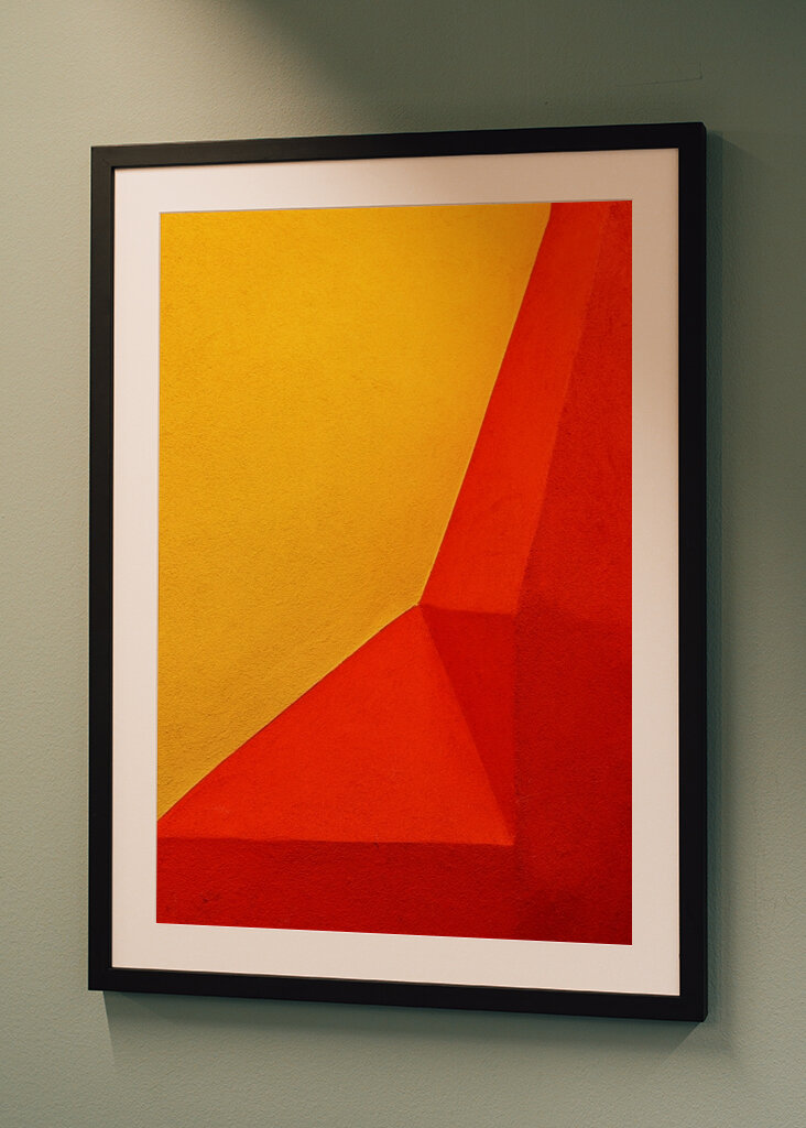 Crossings of Colors and Shapes