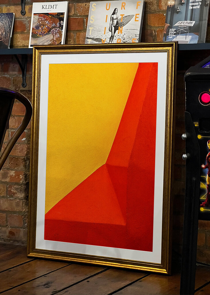 Crossings of Colors and Shapes