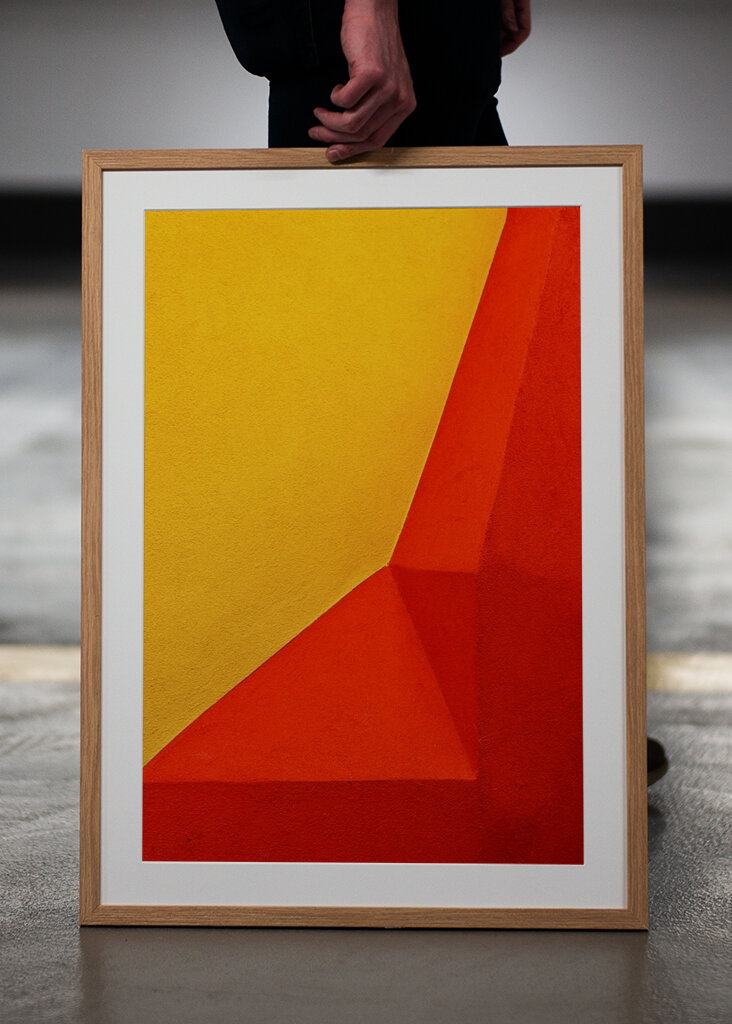 Crossings of Colors and Shapes