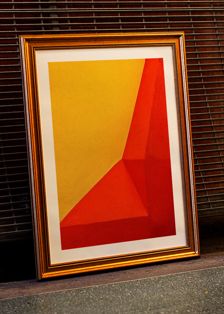 Crossings of Colors and Shapes