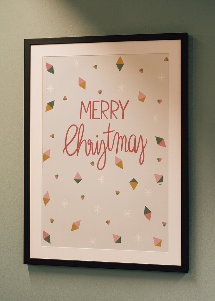 Festlicher geometrischer Cheer