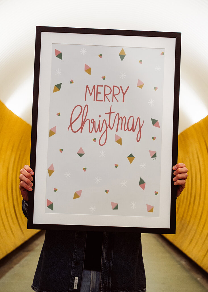 Festlicher geometrischer Cheer