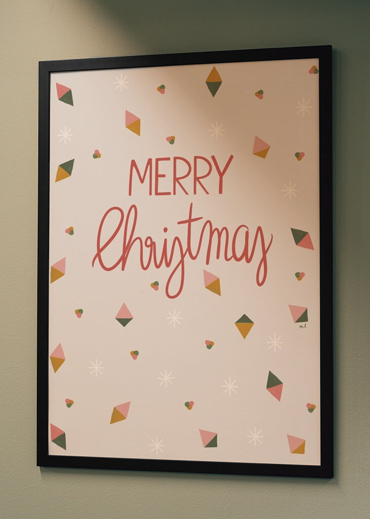 Festlicher geometrischer Cheer