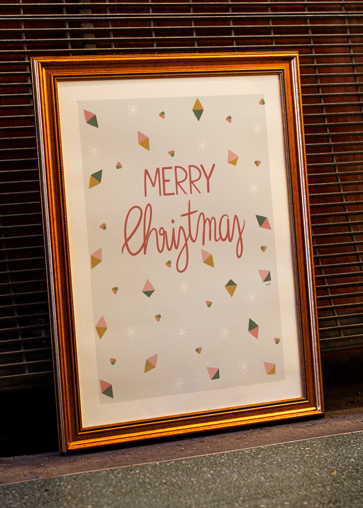 Festlicher geometrischer Cheer