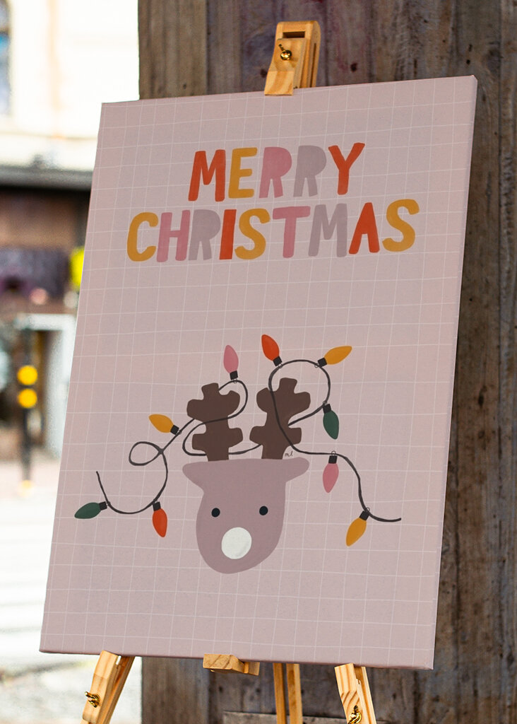 Festliches Rentierleuchten