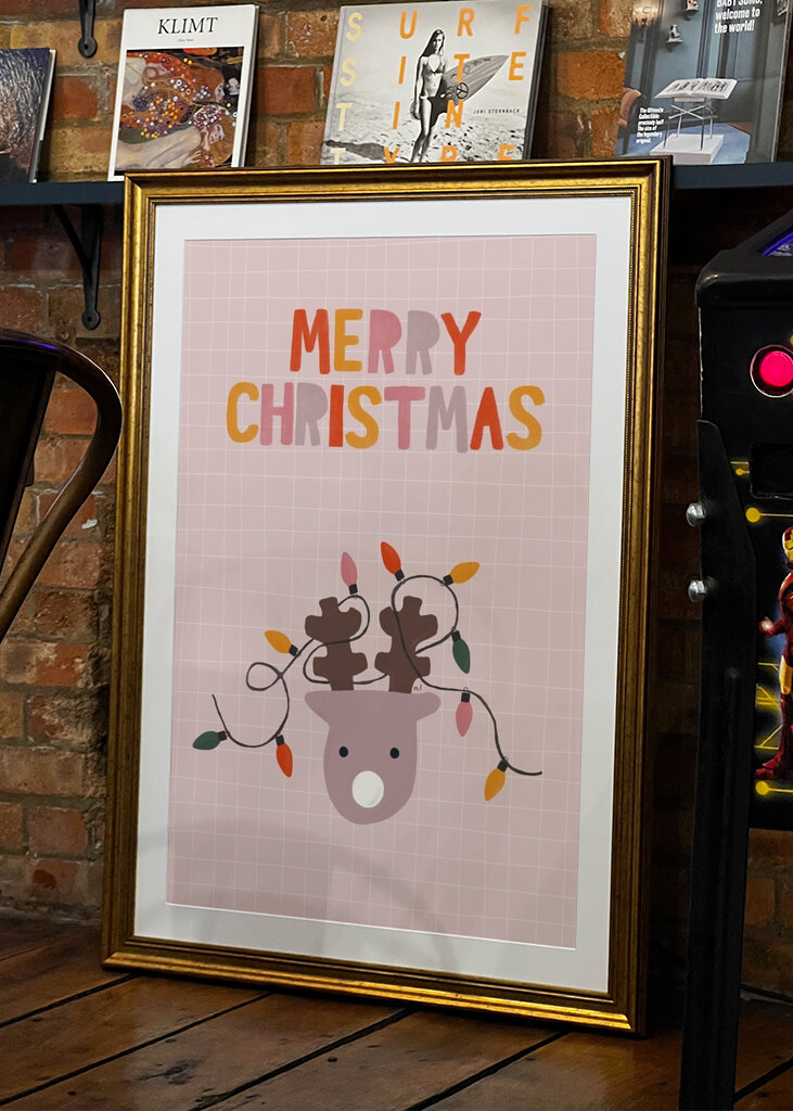 Festliches Rentierleuchten