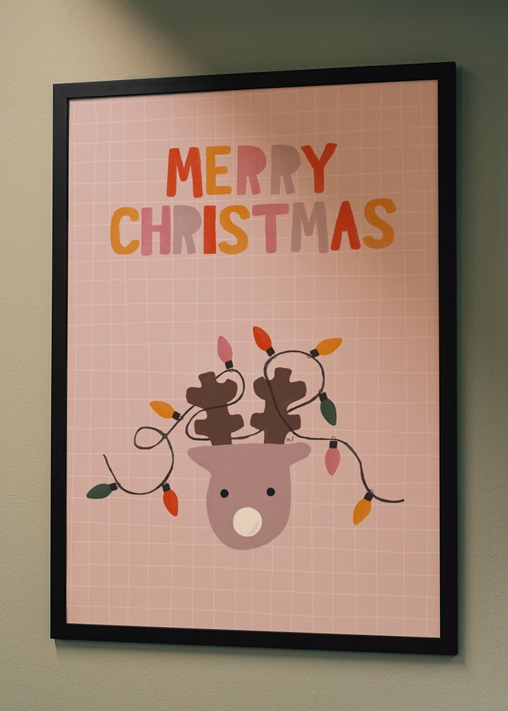 Festliches Rentierleuchten